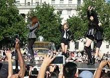 f(x) performing in London
