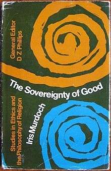 First edition cover of "The Sovereignty of Good"