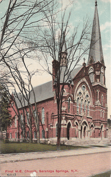 First M.E. Church Saratoga Springs