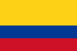 The flag of Colombia