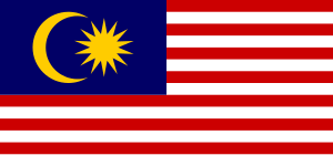 The flag of Malaysia