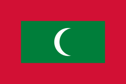 Flag of the Maldives