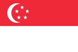 The flag of Singapore