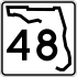 State Road 48 marker