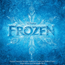 A graphic of the album title over a snowflake