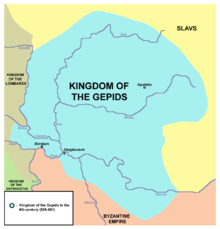 Map of Gepidia
