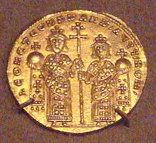 Emperors Leo VI and Constantine VII