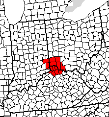 Map of Greater Cincinnati