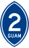 Guam Highway 2 marker