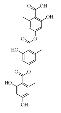 Chemical structure of gyrophoric acid