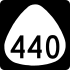 Route 440 marker