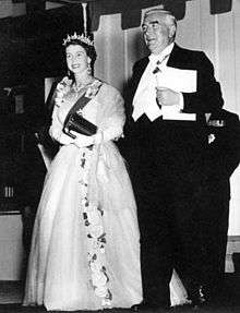 Elizabeth and Robert Menzies at a formal evening event