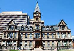 A photo of Halifax City Hall as seen from Grand Parade.