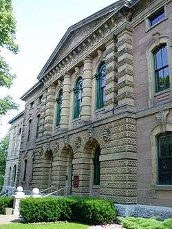 Front facade of the Halifax Court House