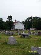 a rural church cemetery