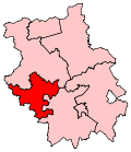 A medium constituency in the southwest of the county.