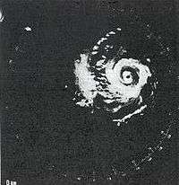 Radar image of Hurricane Carmen