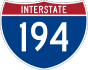 Interstate 194 marker