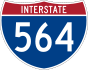Interstate 564 marker