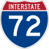 Interstate 72 marker