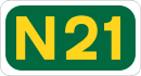 N21 road shield}}