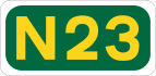 N23 road shield}}