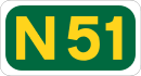 N51 road shield}}