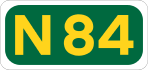 N84 road shield}}