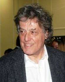 Photo of Tom Stoppard at the premiere of The Coast of Utopia in 2007.