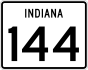 State Road 144 marker