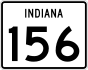 State Road 156 marker