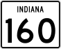 State Road 160 marker