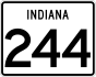 State Road 244 marker