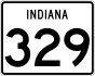 State Road 329 marker