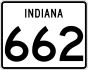 State Road 662 marker