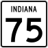 State Road 75 marker