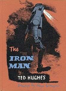 The Iron Man: cover of first edition by Adamson