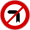 Italian traffic signs - divieto svolta a sinistra.svg