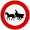 Italian traffic signs - old - divieto di transito ai veicoli a trazione animale.svg