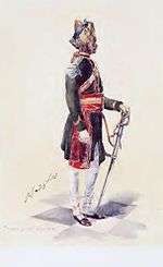 painting of a soldier