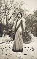 Janaki Ammal standing in snow.jpg