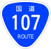 National Route 107 shield