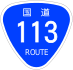 National Route 113 shield