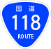 National Route 118 shield