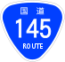 National Route 145 shield