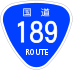 National Route 189 shield