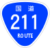 National Route 211 shield