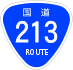 National Route 213 shield