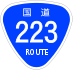 National Route 223 shield