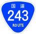 National Route 243 shield
